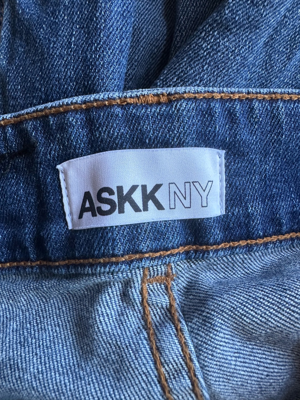 ASKK NY sailor wide leg jeans in gunnison wash size 27 designer jeans - Picture 2 of 9